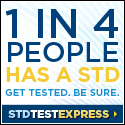 1 in 4 People has a STD, $25 off your order