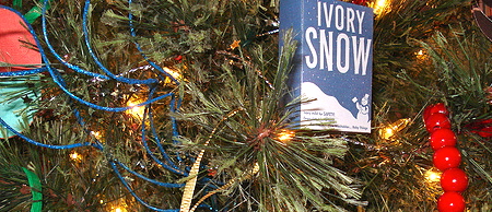 Ivory Snow(ed) Christmas Tree by Candlelight