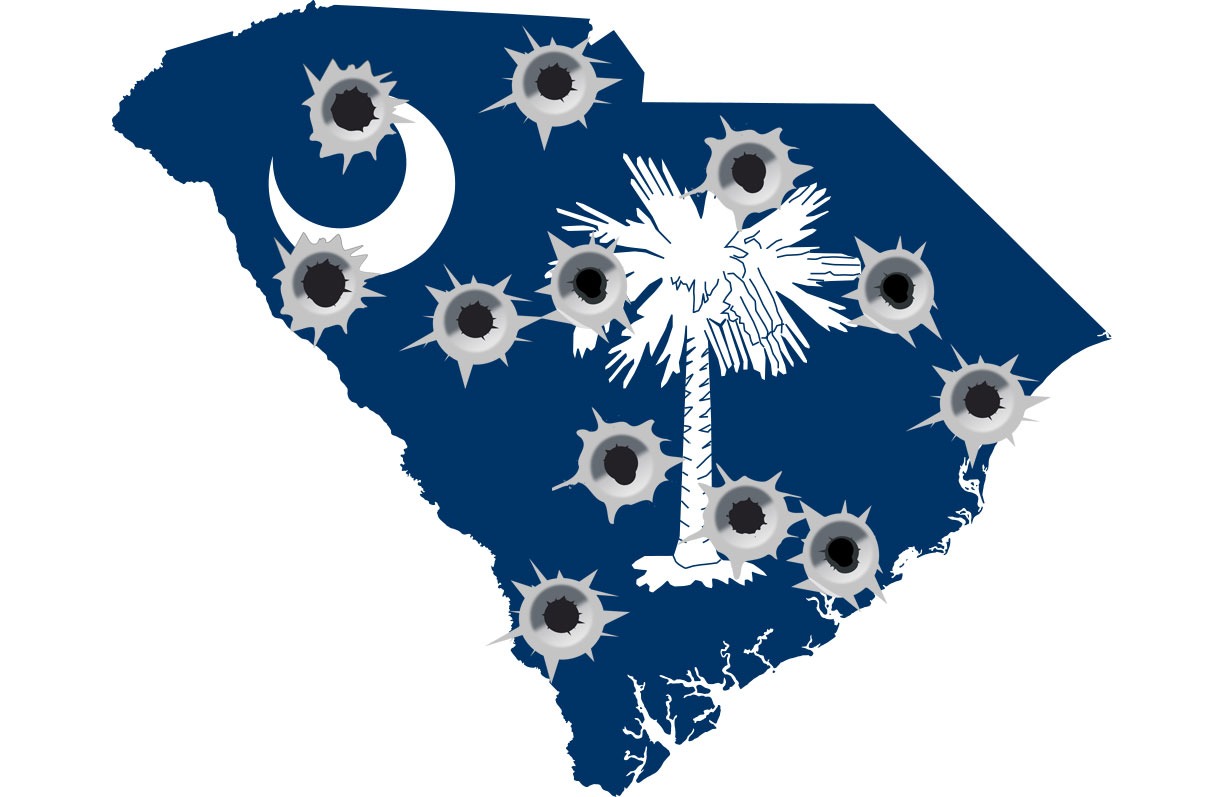 Charleston church massacre puts spotlight on South Carolina's gun violence problem