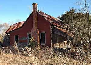 Crumbling buildings in rural south Georgia can depress you